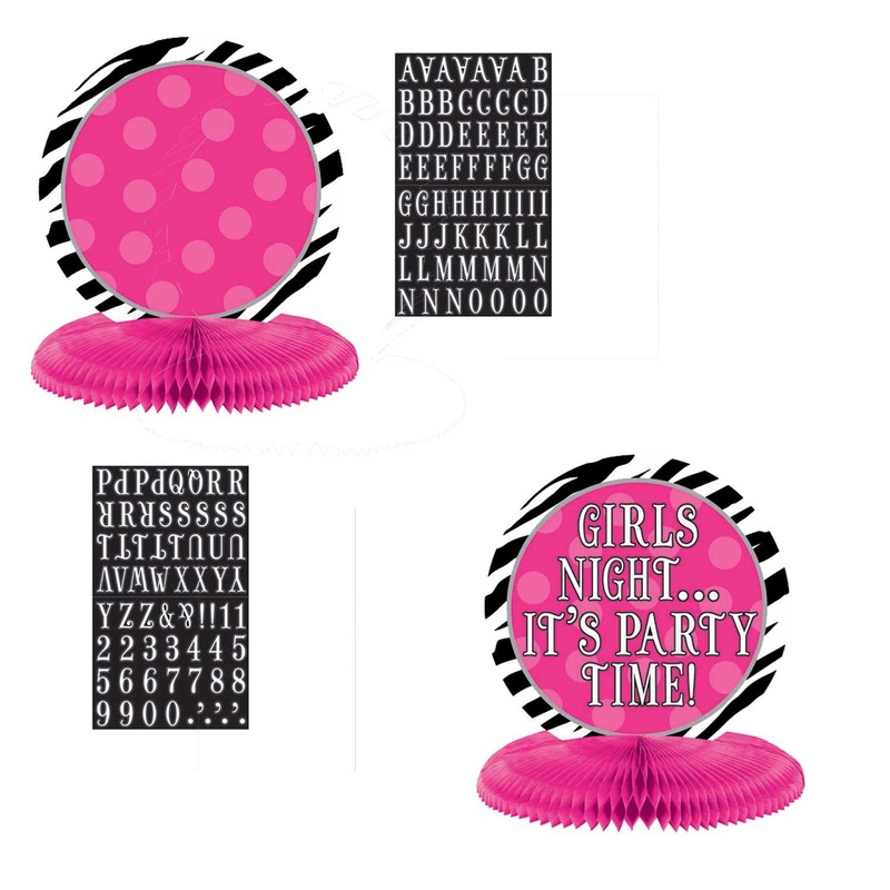Zebra Party Honeycomb Centerpiece