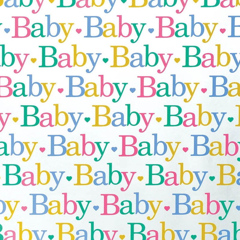 Baby Colors Foil Gift Wrap
