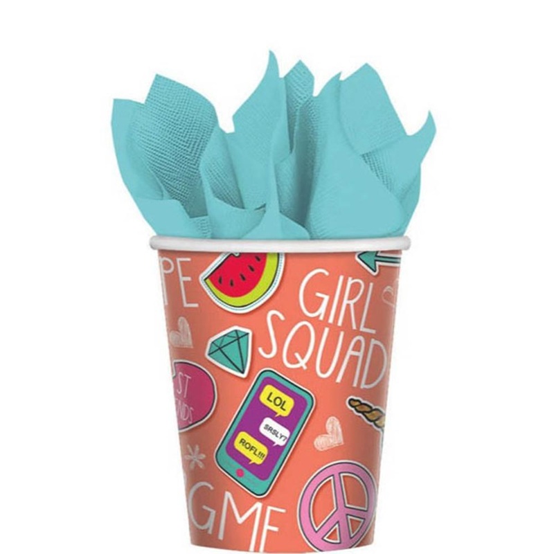 Selfie Celebration Paper Cups 9oz, 8pcs