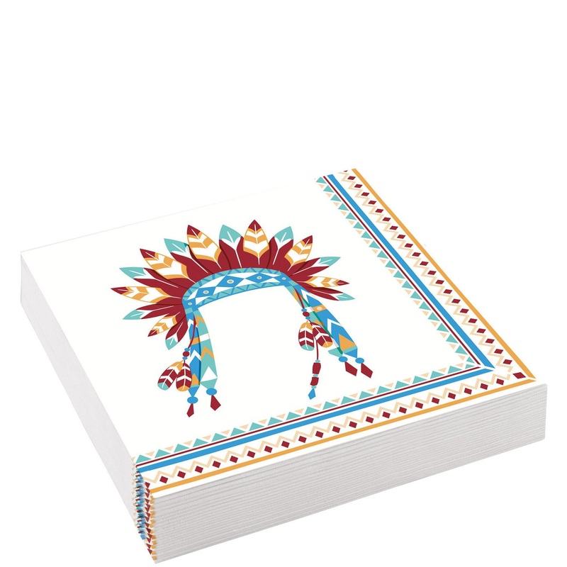 Tepee & Tomahawk Lunch Tissues 20pcs