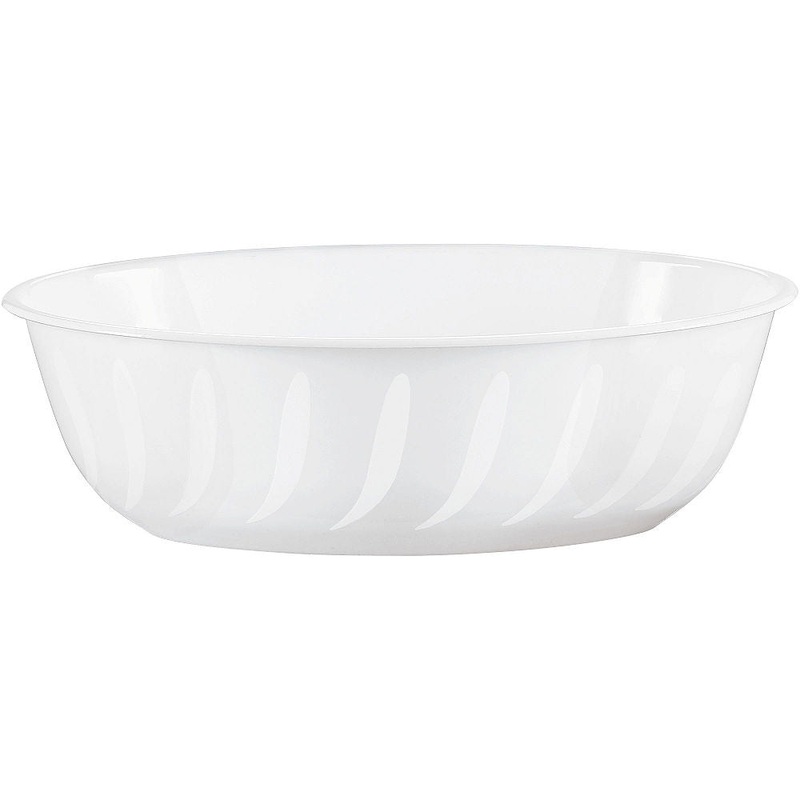 White Swirl Bowl 2.3qt