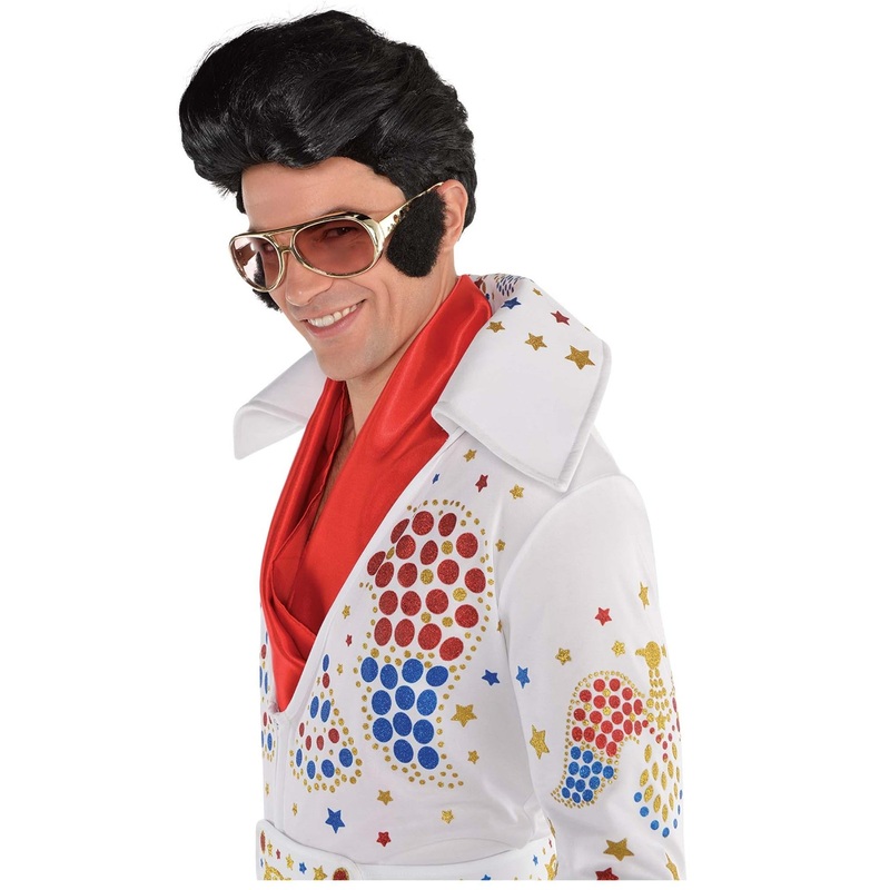 Adult Black Sideburns