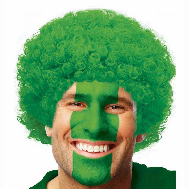 Adult Green Curly Wig