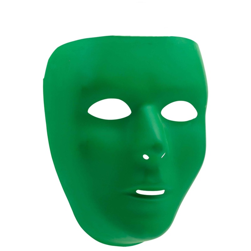 Adult Mask Full Face Green