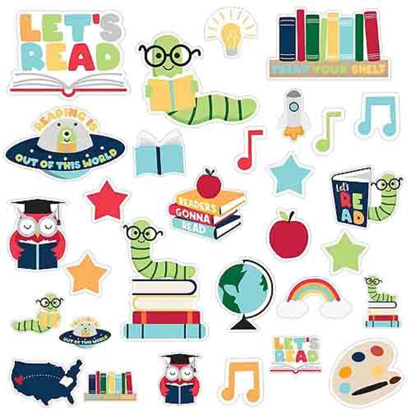 Celebrate Reading Cutout Mega Value Pack
