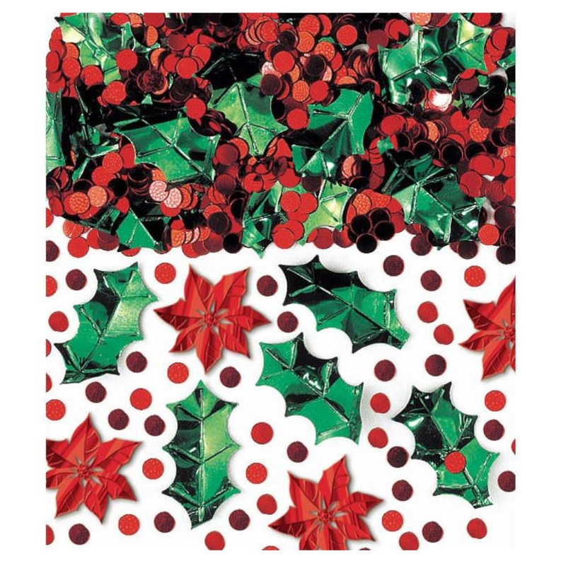 Christmas Botanical Metallic Foil Confetti Mix 2.5oz