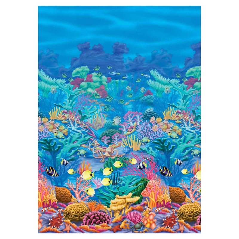 Coral Reef Room Roll 40ft x 48in