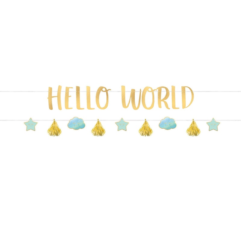Oh Baby! Boy Letter Banner Kit 2pcs