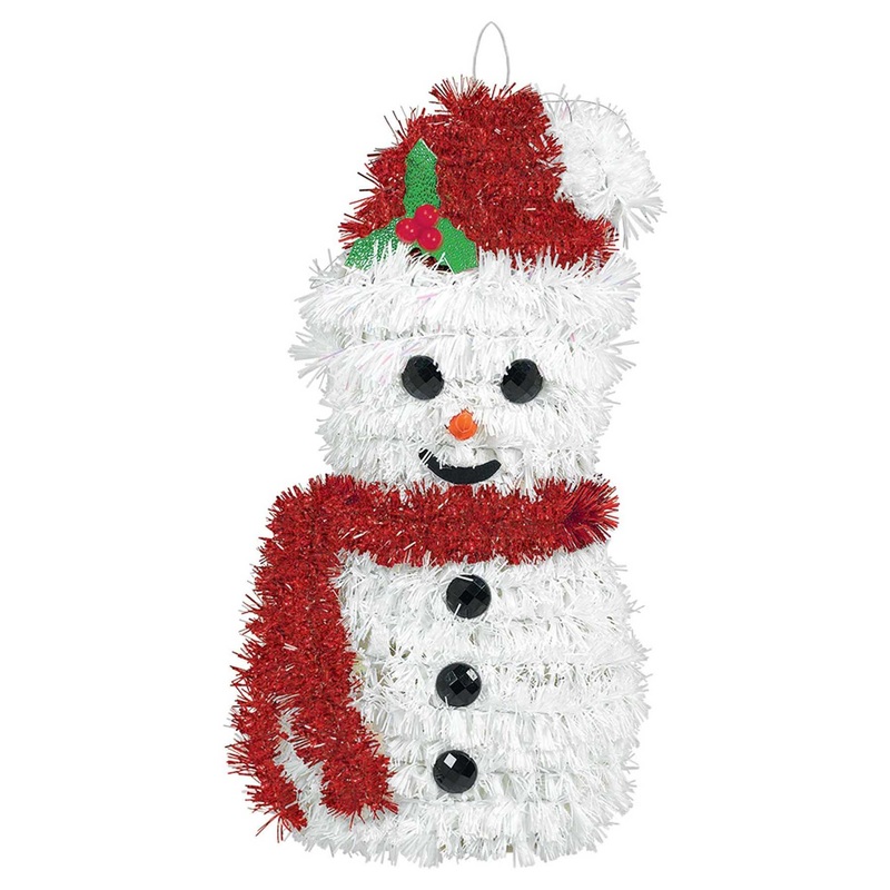 Snowman 3d Tinsel Hanging Decoration