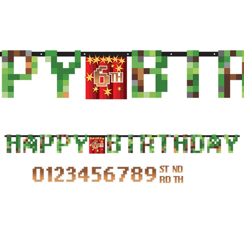 TNT! Party Add An Age Jumbo Letter Banner