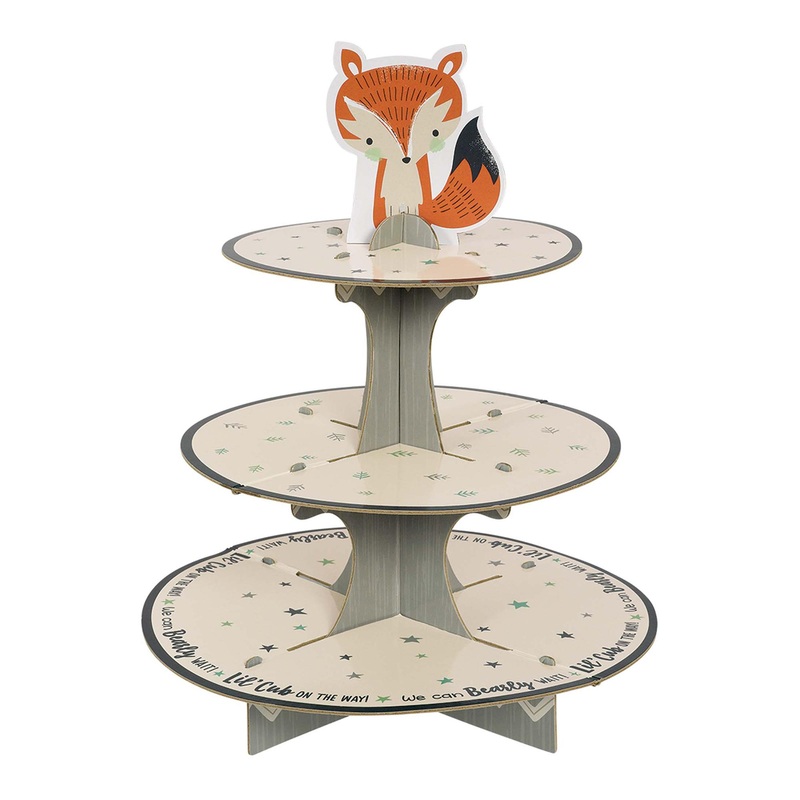 Baby Shower - Bearly-ly Wait Cardboard Treat Stand
