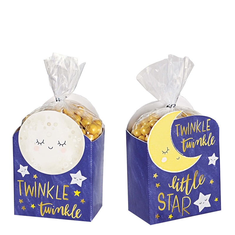 Baby Shower - Twinkle Little Star Favor Box Kit 8pcs