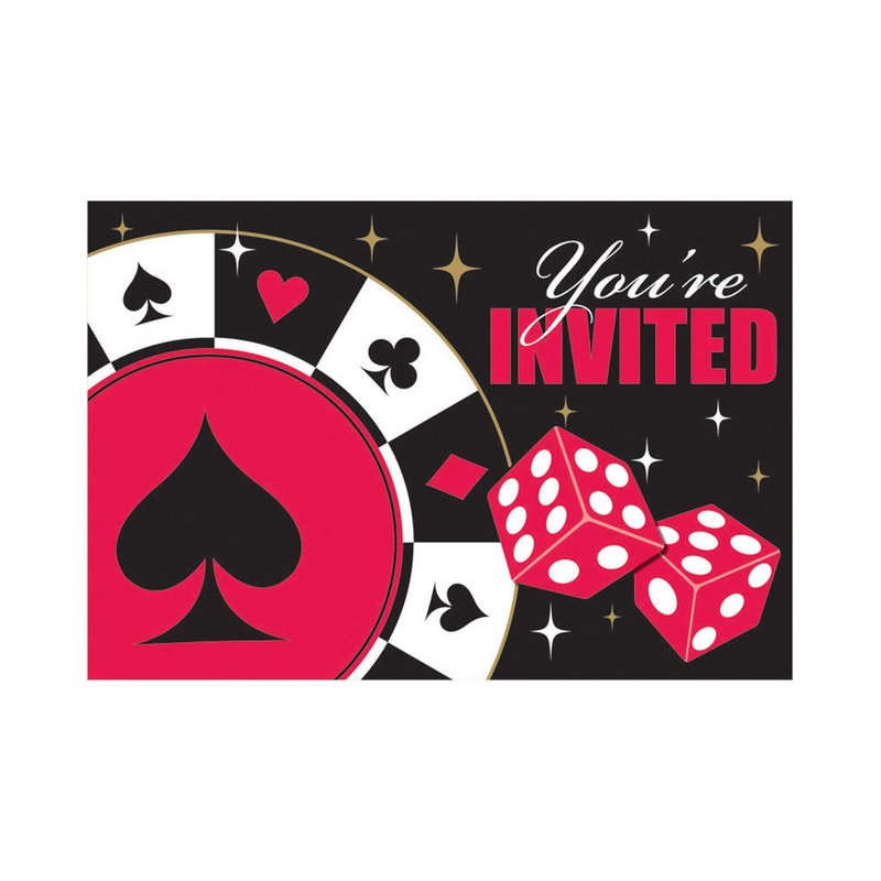 Place Your Bet Postcard Invite