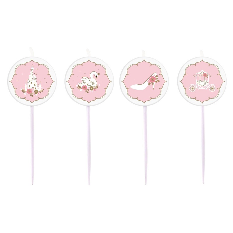 Princess For A Day Mini Candles 4pcs