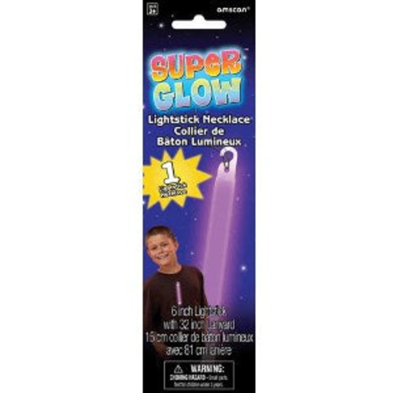 Purple Light Stick Necklace