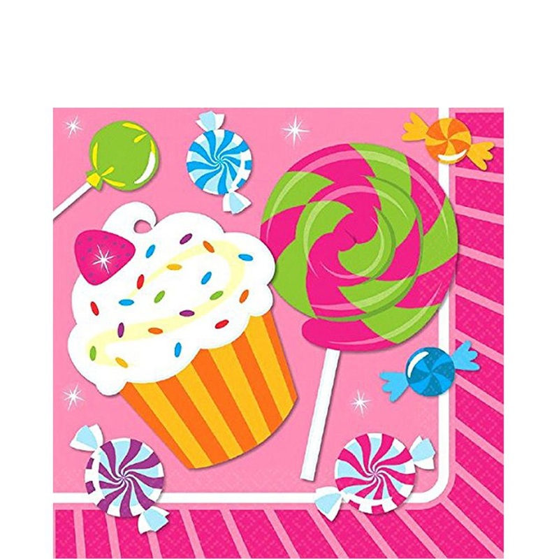 Sweet Shop Lunch Tissues 16pcs