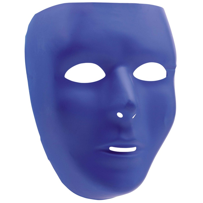 Adult Mask Full Face Blue