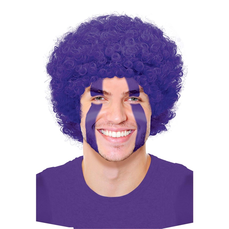 Adult Purple Curly Wig