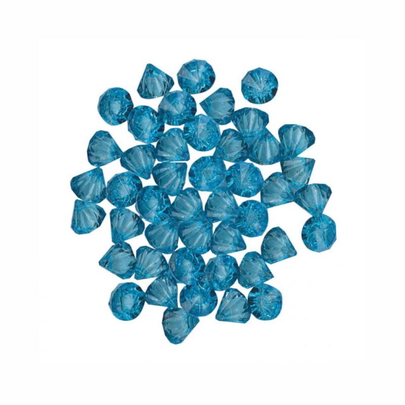 Blue Gems Acrylic Diamonds Confetti