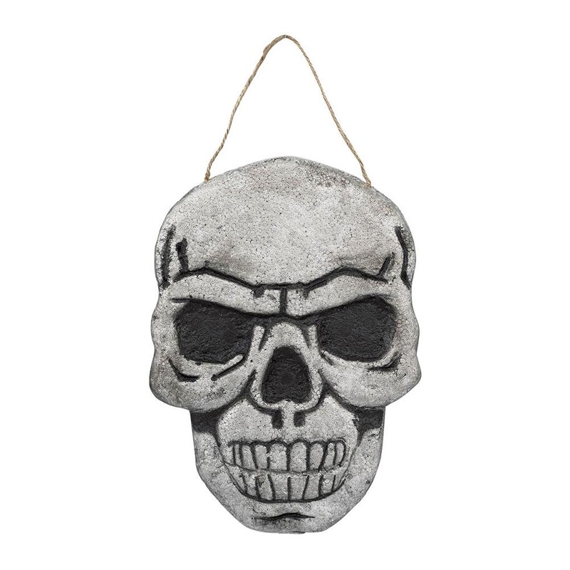 Foam Skull Sign 11.5in x 8.5in