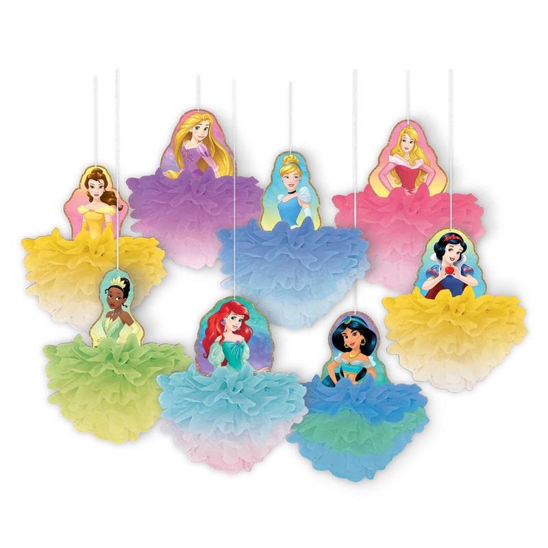 Once Upon A Time Deluxe Fluffy Decorations Paper 8pcs