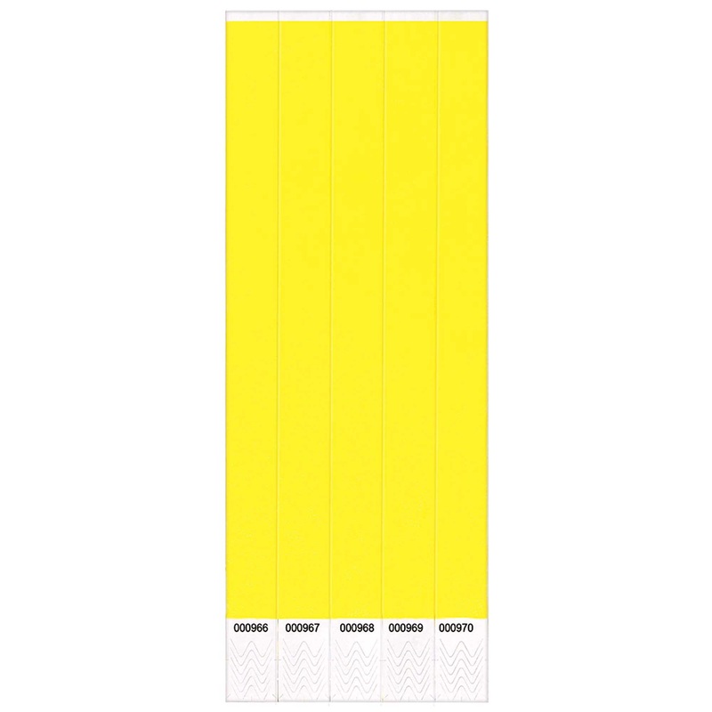Solid Yellow  Wristband 100pcs