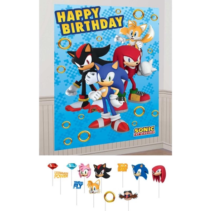 Sonic The Hedgehog Scene Setter & Assorted Props