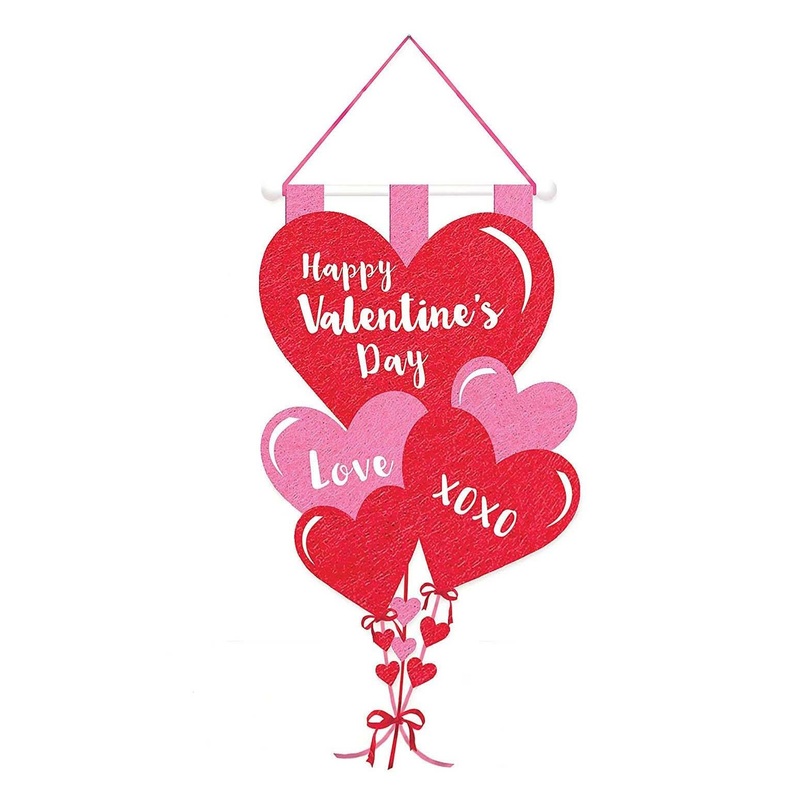 Valentine Day Felt Banner Sign