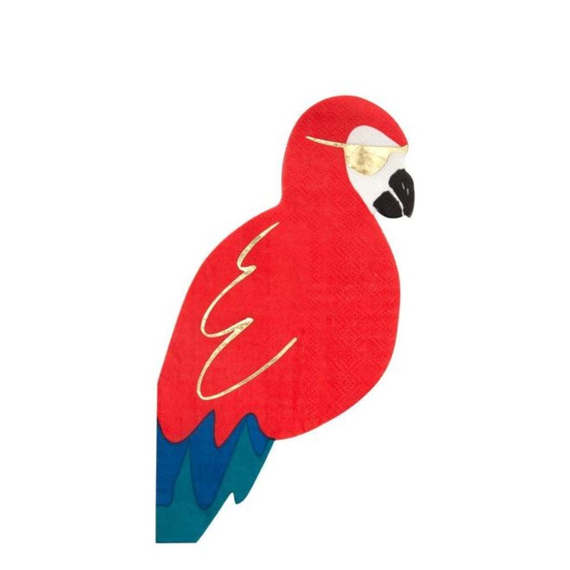 Meri Meri Pirate Parrot Napkins PK16