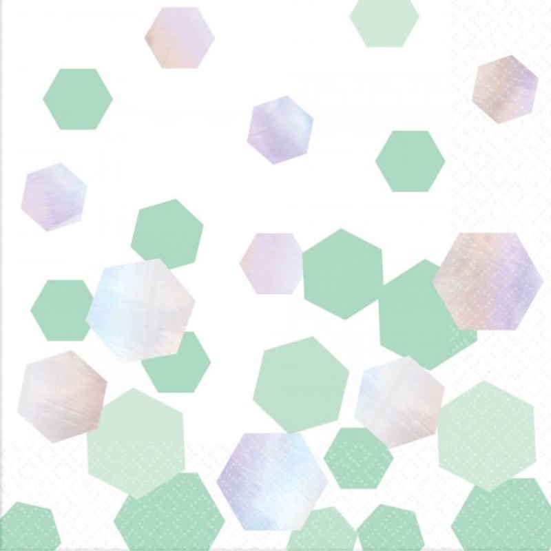 Shimmering Lunch Napkins PK16