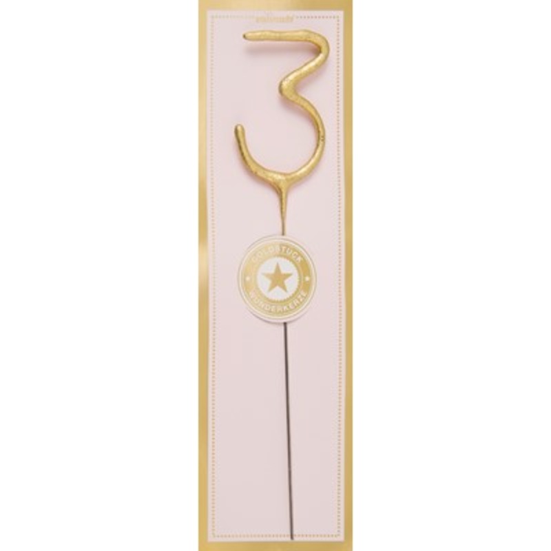 Sparkler Number Candle - 3
