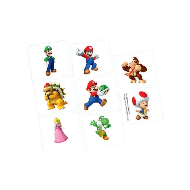 Super Mario Brothers Tattoos (PC8)