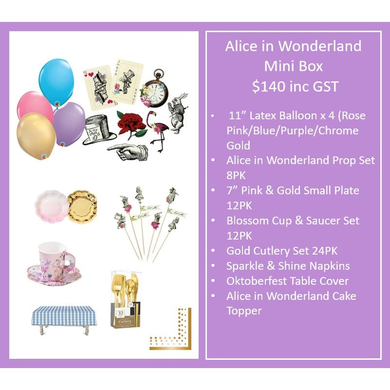 Alice in Wonderland Mini Box