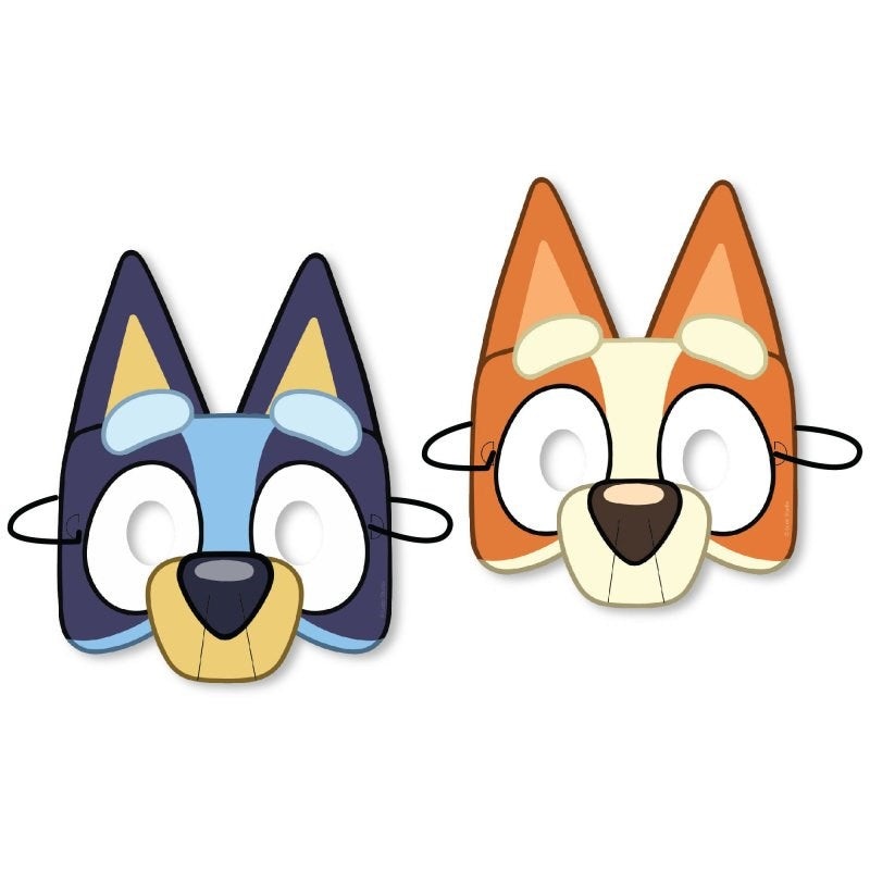 Bluey Paper Masks (PC8)
