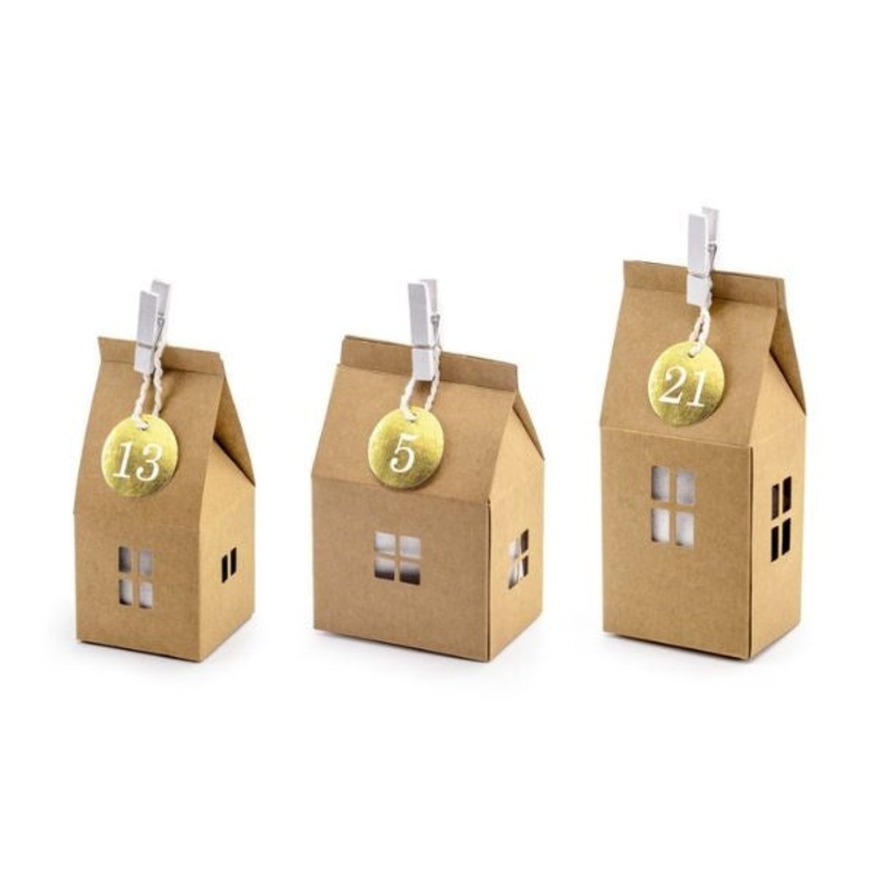 Brown Houses Advent Calendar