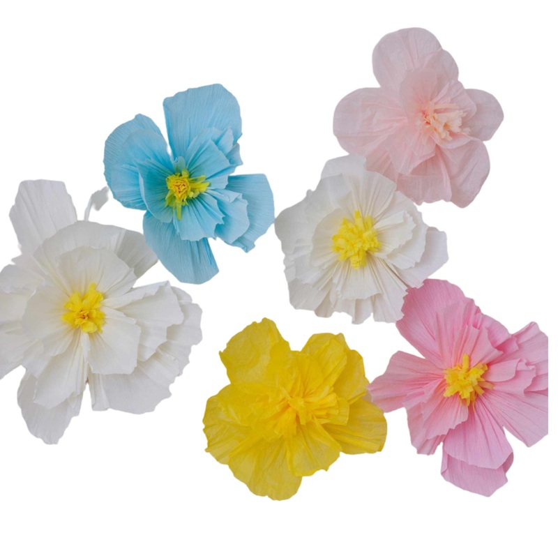 Hello Spring Tissue Flower Set (PC6)