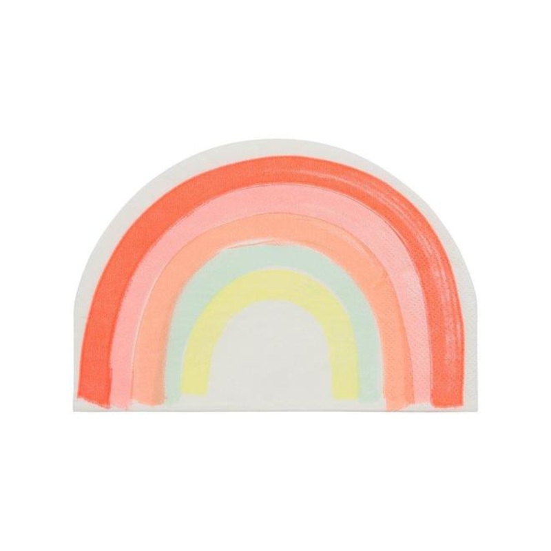 Meri Meri Neon Rainbow Napkins (PK16)