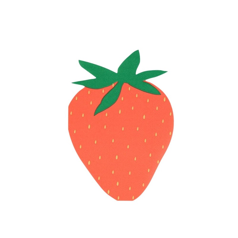 Meri Meri Strawberry Napkins (PK16)