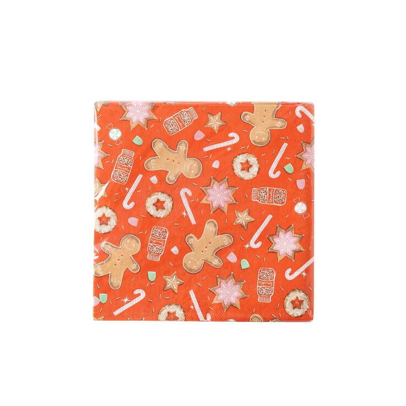Red Sprinkle Cookies Paper Luncheon Napkin