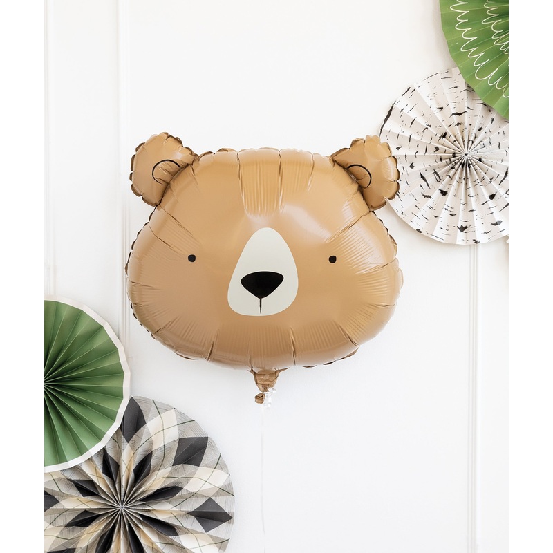 Adventure Bear Shaped Mylar Balloon