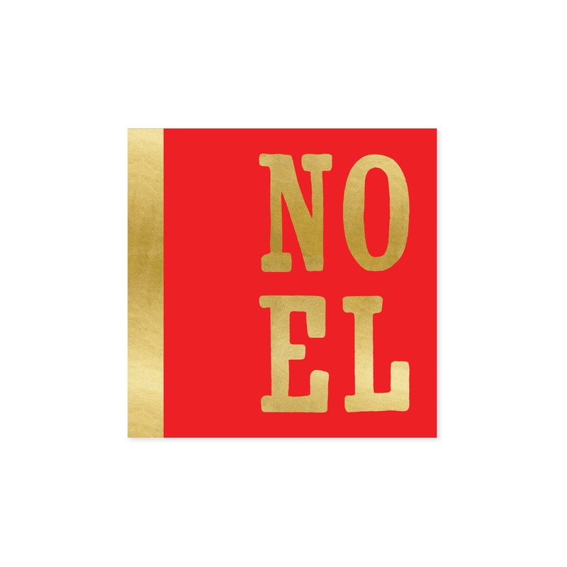Red Noel Napkin (set of 25)
