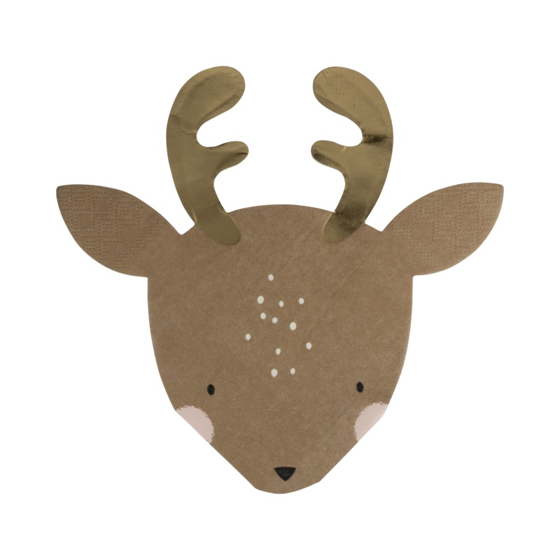 Reindeer Cocktail Napkin
