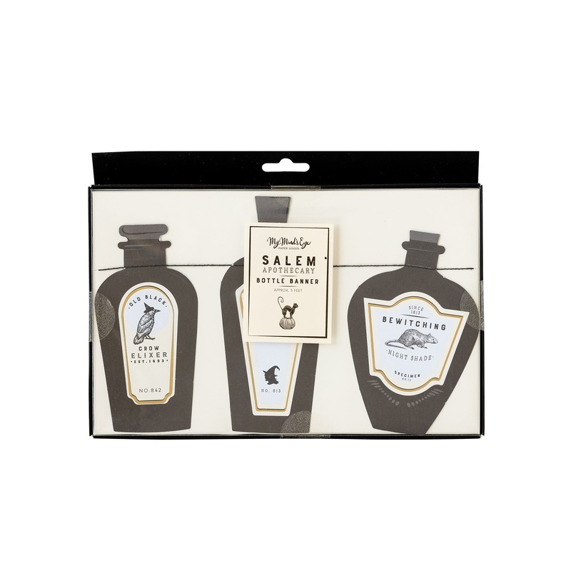 Salem Apothecary Potion Bottles Banner