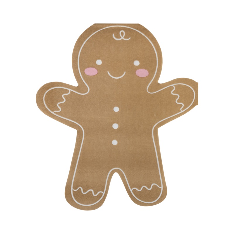 Shaped Ginger Man Guest Towel Napkin