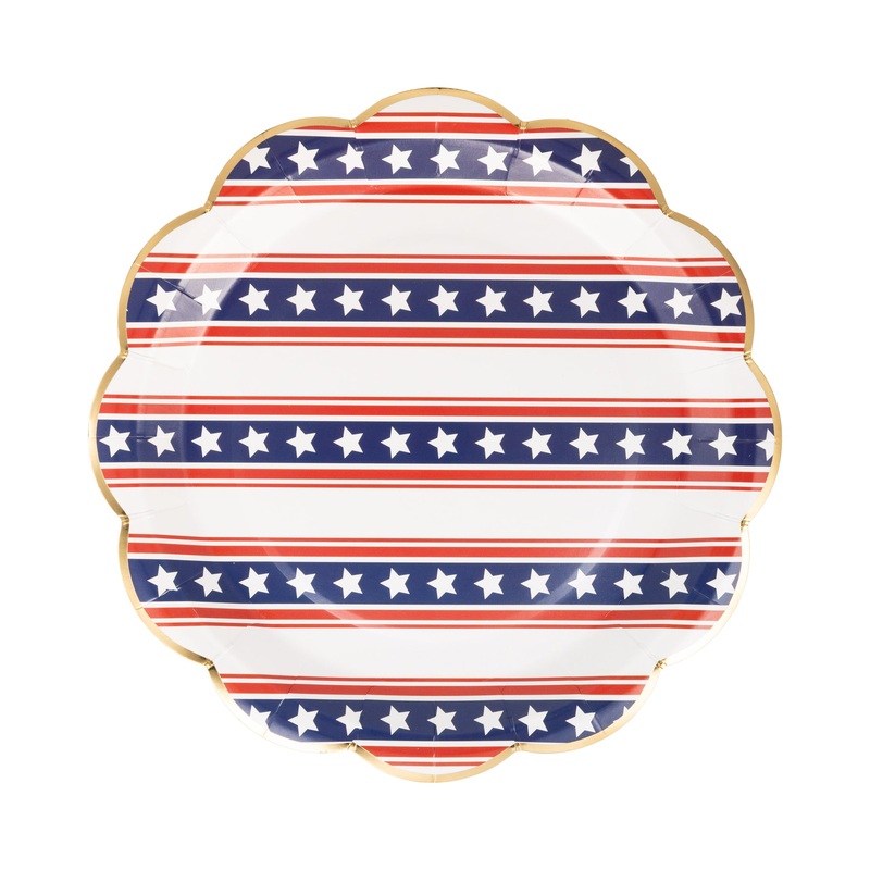 Stars & Stripes Paper Plate (8 ct)