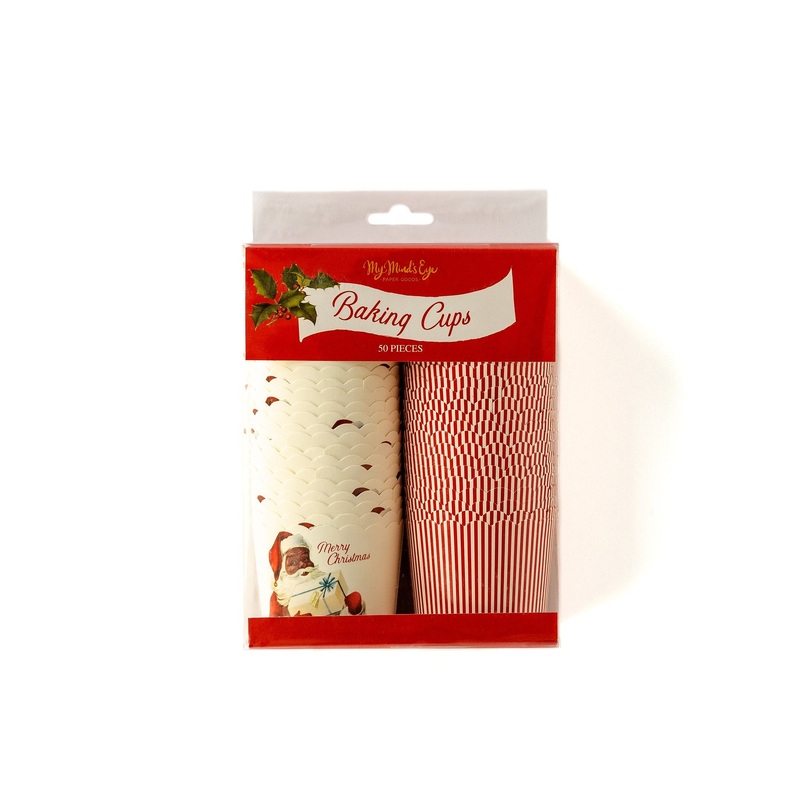 Traditional Santa Food Cups (50 pcs)
