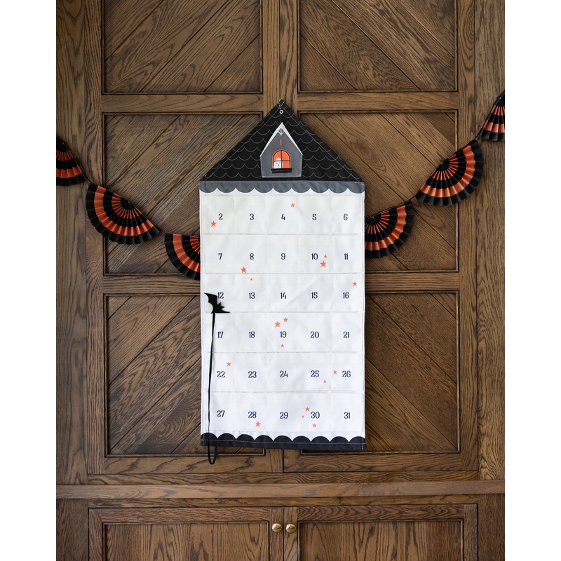 Countdown to Halloween Canvas Pocket Advent