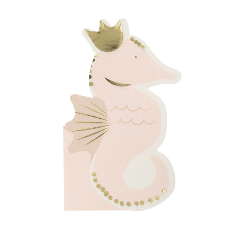 Seahorse Shaped Dinner Napkin