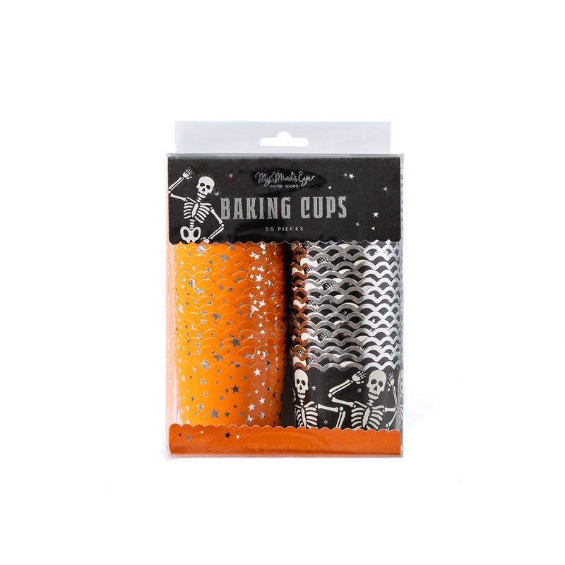Spooky Skeletons Baking/Treat Cups