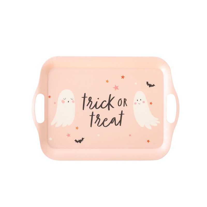 Trick or Treat Bamboo Reusable Tray